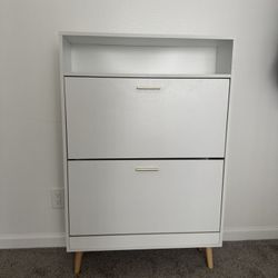 White Shoe Cabinet 