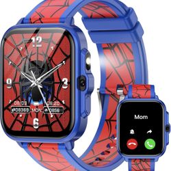 Smart Watch for Kids Boys Age 5-12, Ai Functions Games HD Touch Screen Watches with Video Camera Music Player Pedometer Heart Rate Sleep Tracker Chris