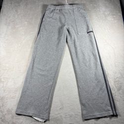 Vintage Golds Gym Men's Size M Gray Sweatpants Workout 90s Y2K Distressed#1217