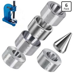 17 Degree Folding Die Set 5 Piece Folding Reduction Dies Carbon Steel Folding Cone Die Set For Coin Ring Making, Metal Jewelry Forming And Reduction P