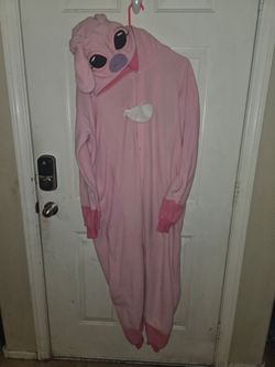 Angel Lilo & Stitch Pink Onesie Pajama size medium