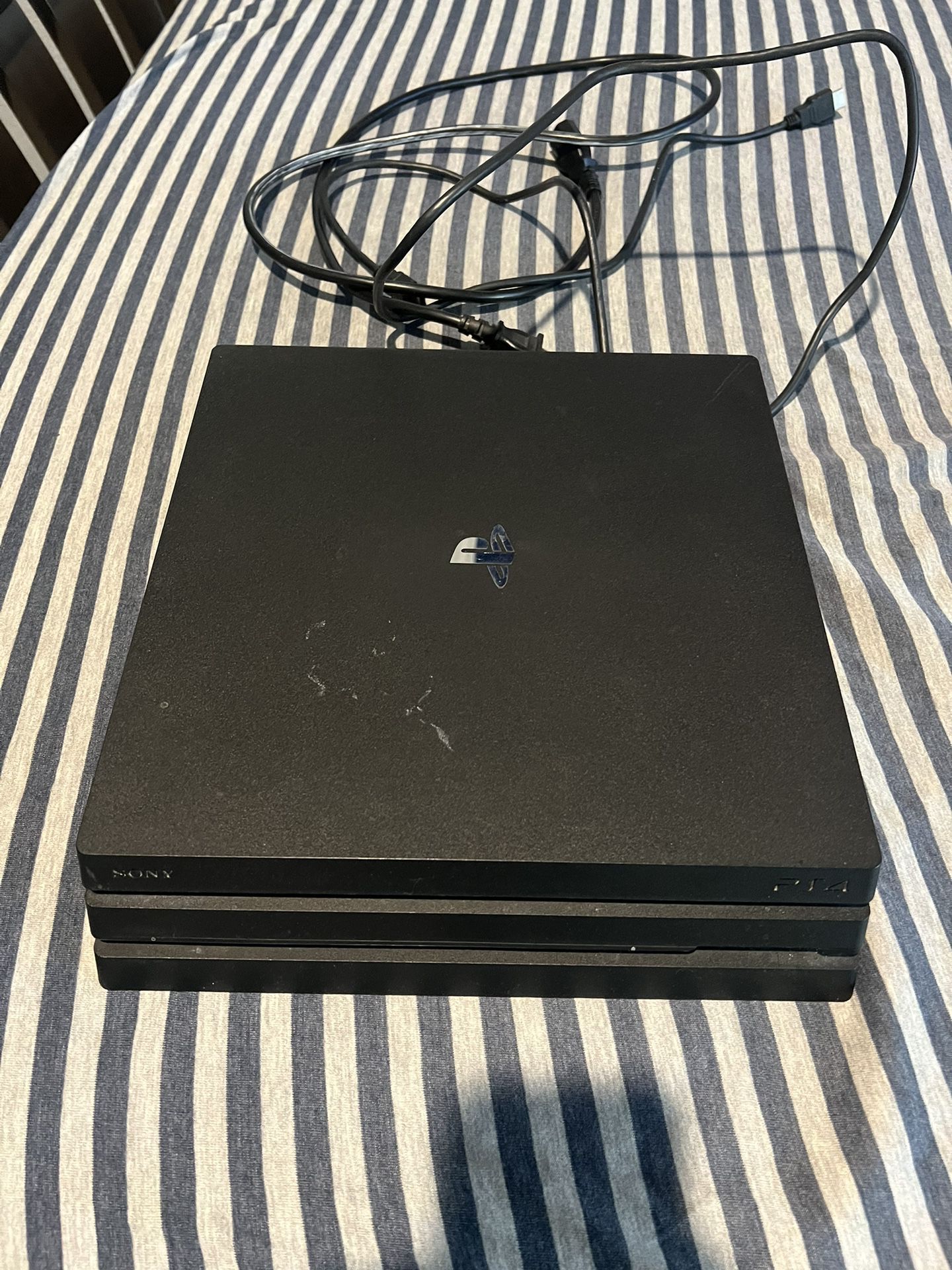 PS4 pro With Gaming Headphones HDMI , Power, And Charging Cable