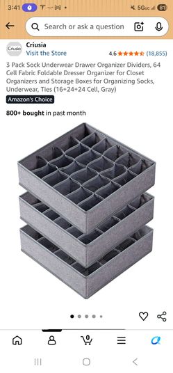 3pack Sock Organizer brand new