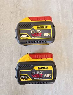 DeWALT 20V/60V FlexVolt Battery 12Ah ($185 EACH)