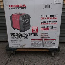 Honda eu3000is generator (NEW)