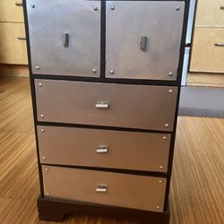 Artsy Tabletop Cabinet with Drawers for Jewelry, Trinkets,, Apothecary, Desk Supplies, Crafts