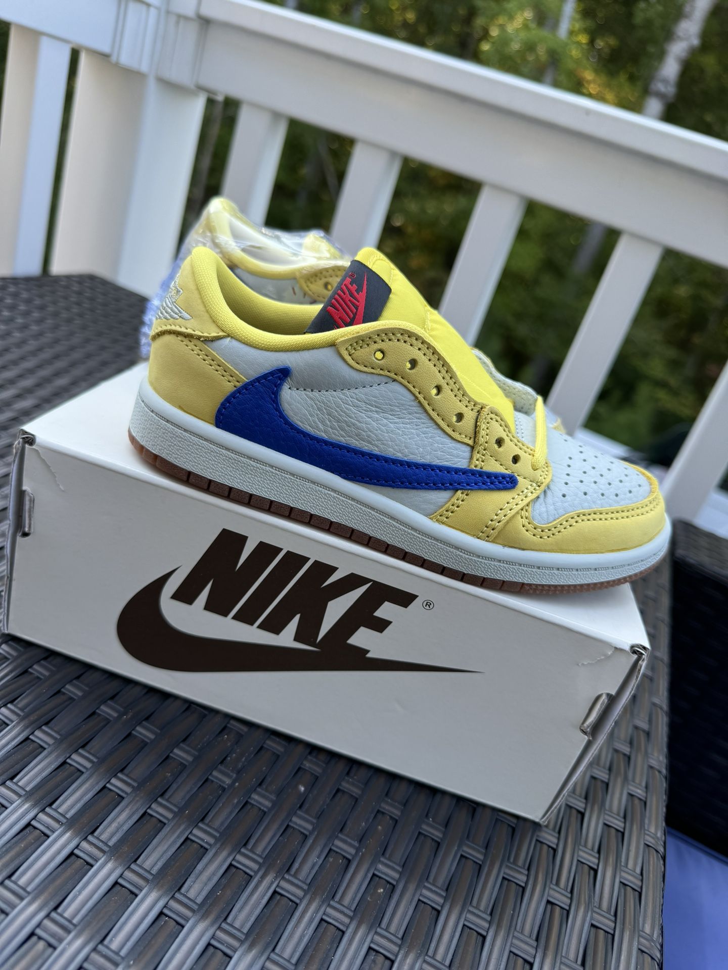 Travis Scott Canary Jordan 1 Retro low OG(12.5c)