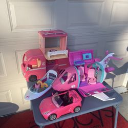 Barbie Vehicles (Sold as One Lot)