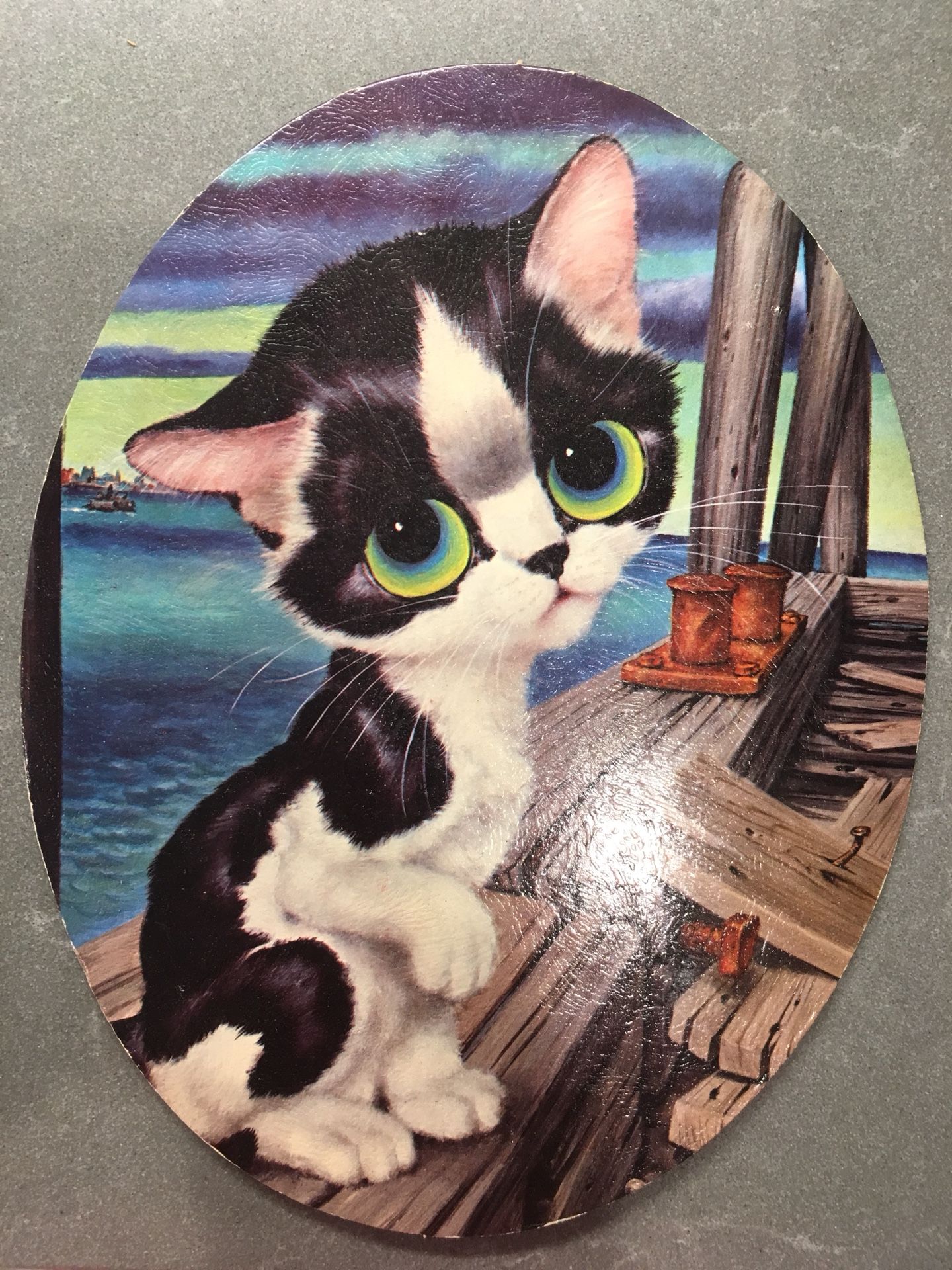 Vintage Big-Eyed "Pity Kitty" Prints by Gig