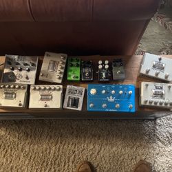 Various Guitar Pedals 