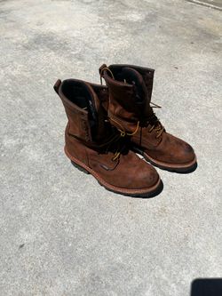 Red wing logger work boots