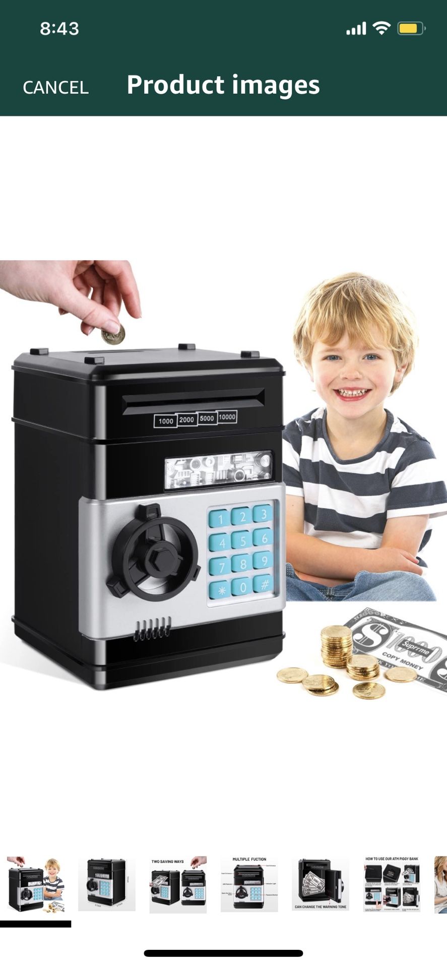 Digital electronics number bank for kids