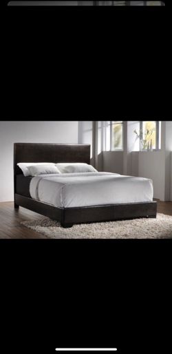 Brand new leather bed on sale!