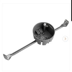 Round Ceiling Electrical Box with Adjustable Hanger Bar 16-24 Inch Fixture Junction Box 75 Pack