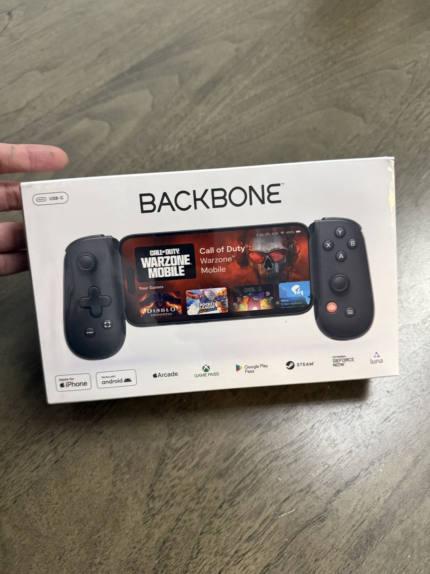 The Backbone One Mobile Gaming Controller for iPhone