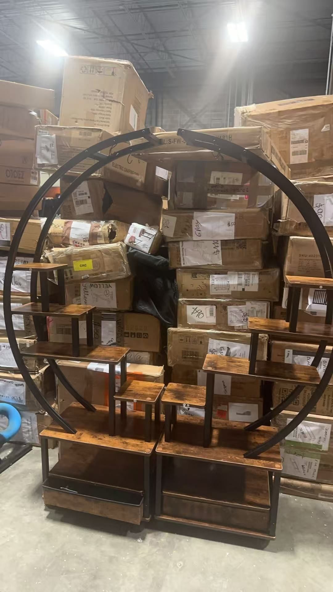 🔥On sale 🔥Plant Stand Indoor: 6-Tier Plant Stand Metal Display with Wheels Hanging Planters for Indoor Plants/Books/Fashion Accessories 2pcs $ 120