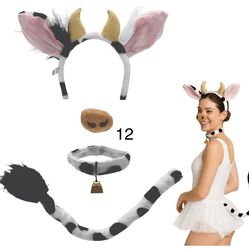 Cow Bull Costume Adult & Kids / Disfraz de Toro Vaca
