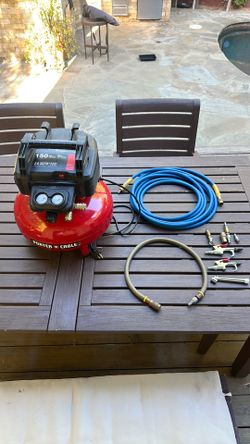 Porter-Cable 6 Gal Air Compresor Kit with Hoses and Attachments