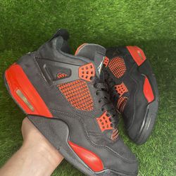 Size 9 - Jordan 4 Retro Red Thunder 