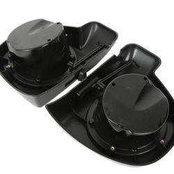 6.5" Speaker Pods Boxes Lower Vented Fairing For Harley Touring '14-'23.5
