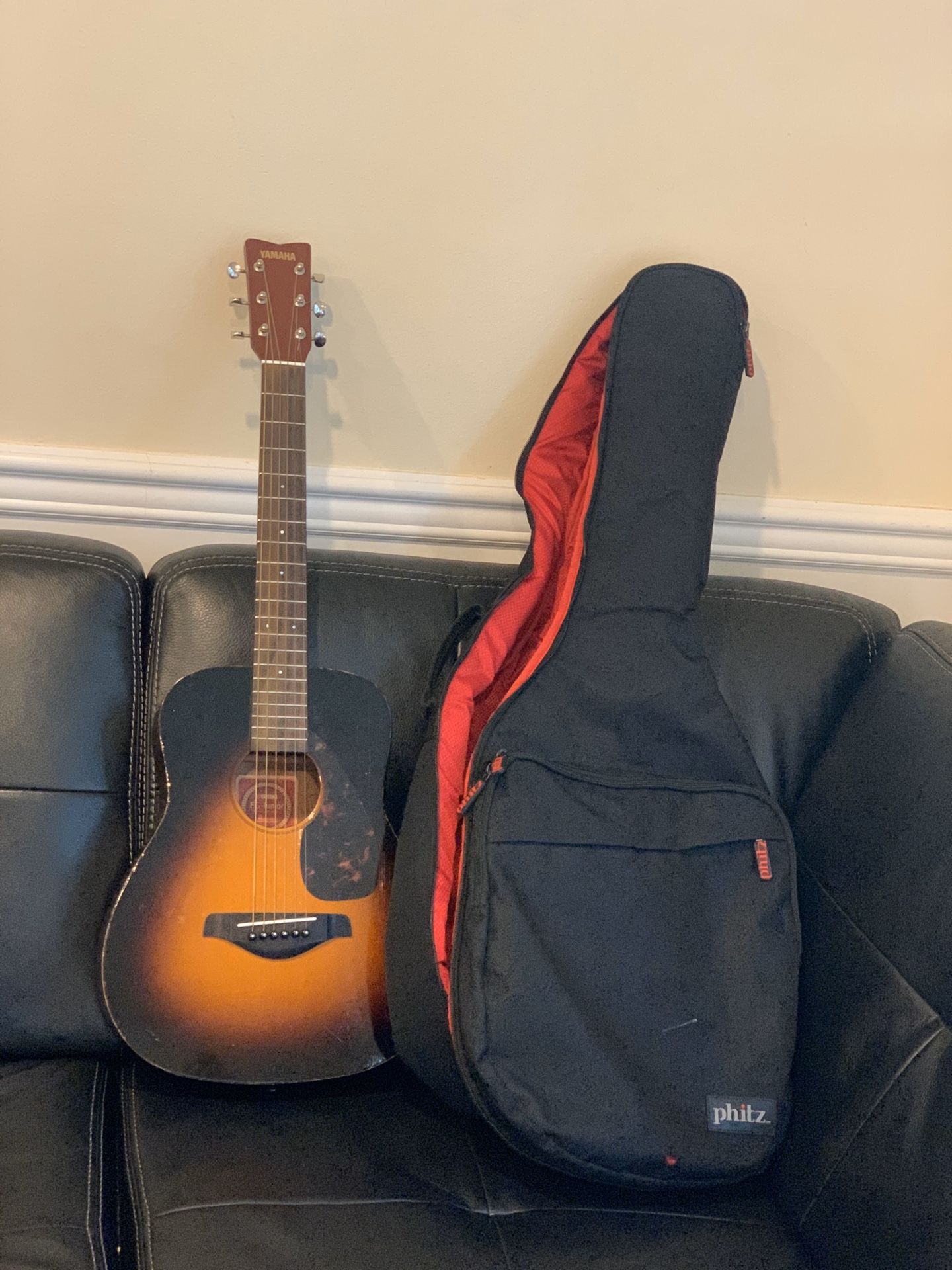Kids Guitar with case, the guitar has minor scratches, but works as new