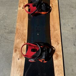 Lib Tech Apex Orca 159 Snowboard and Union Atlas FC L/XL Bindings 