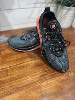 Under Armour Curry Flow Go Glow Running Texas Tech Adonis Arms Shoes Size 9.5 Men