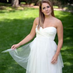 🌟 Never Worn Boho Chic Designer Wedding Dress – YolanCris Vallespir – Size 10 🌟