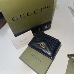 Gg marmont key chain wallet sales