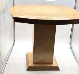 Italian end tables solid wood set of 2