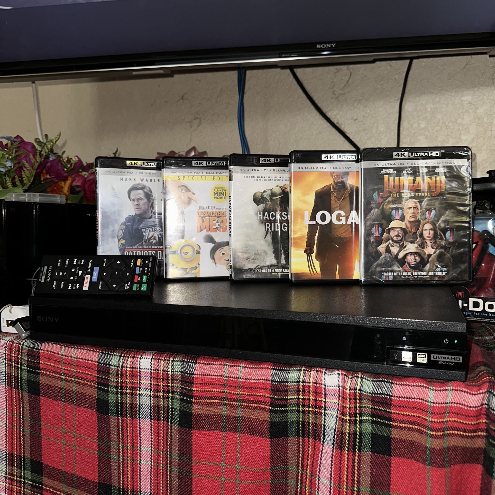 Sony UBP-X800 4K UHD Home Theater Bundle Streaming Blu-Ray Disc Player