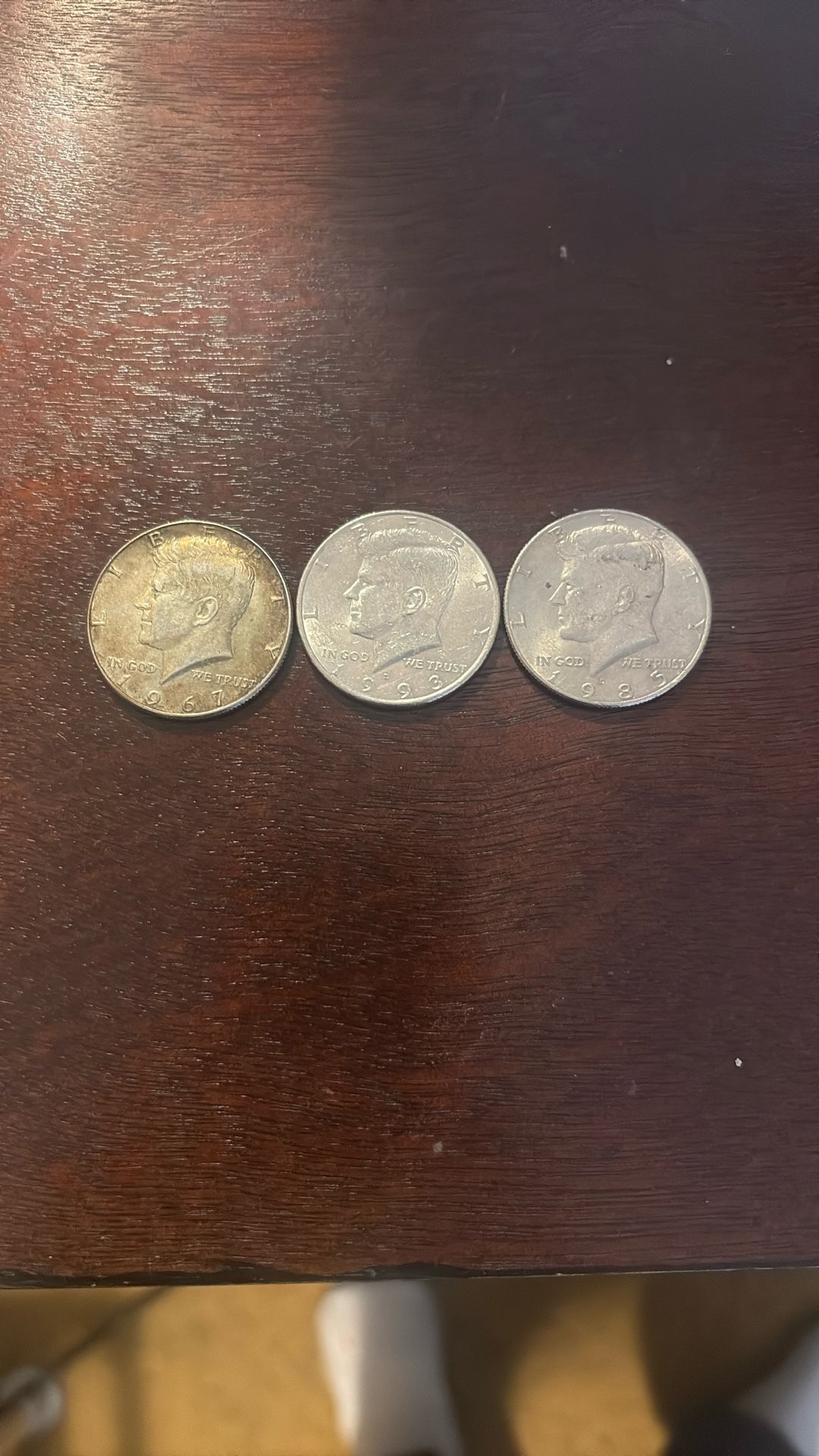 Half Dollar John Kennedy coins sets of 3