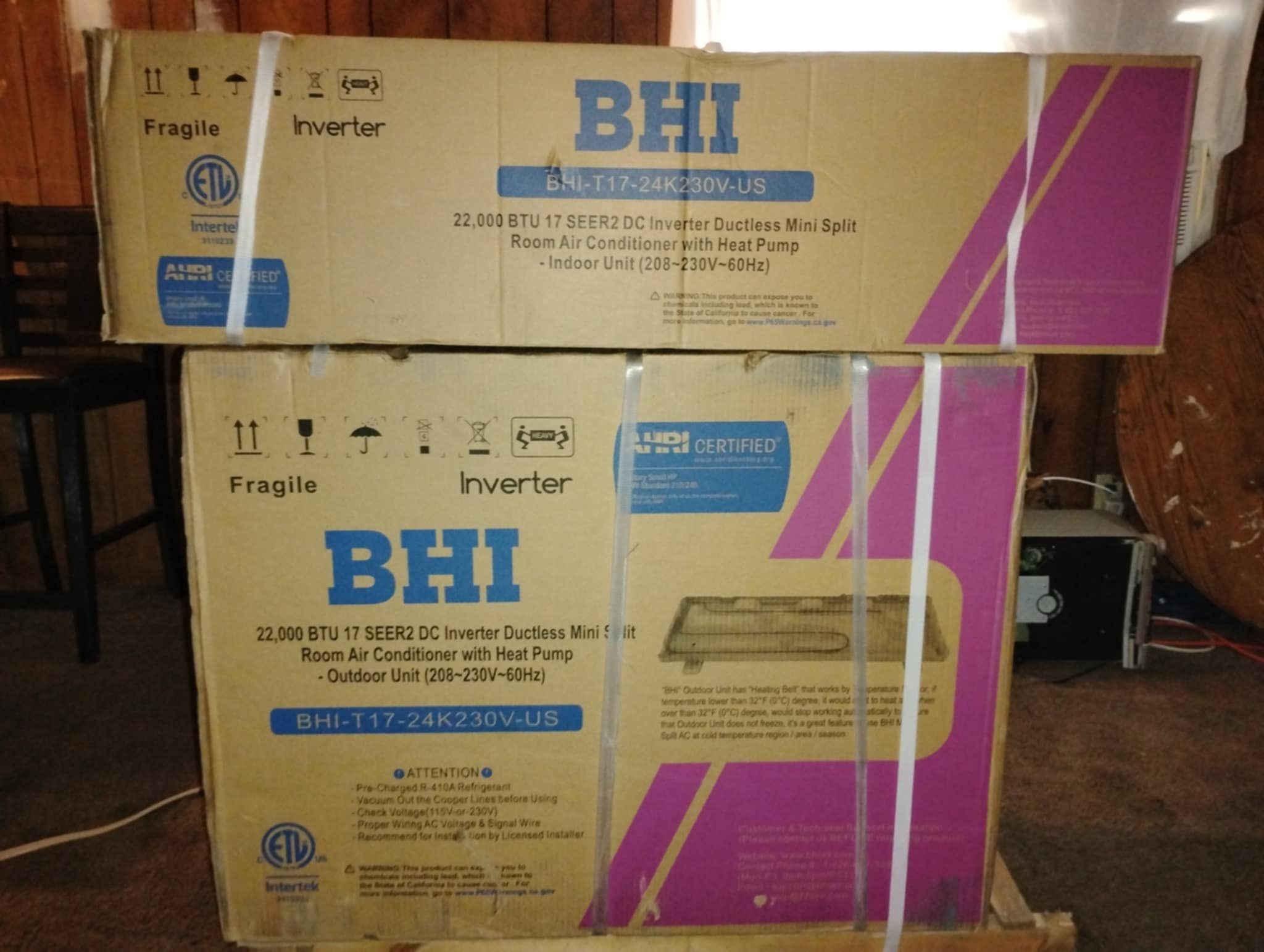 BHI Inverter Air conditioner With Heat Pump
