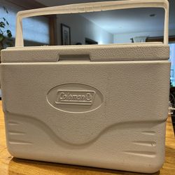 White Coleman Cooler