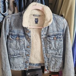 Gap jean jacket kids xl