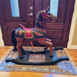 Antique rocking horse 