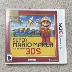 super mario maker for nintendo 3ds