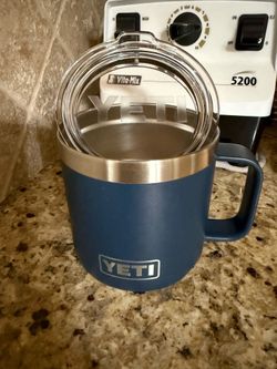 YETI 14oz rambler (little dented on the bottom side)
