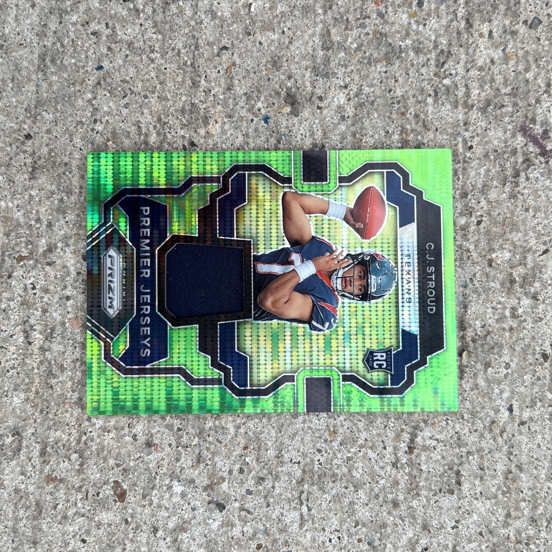 CJ Stroud Premier Jersey card PJ-CJS