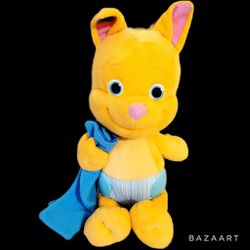 Word Party Kip Stuffed Plush Baby Wallaby Jim Henson W/Blankie 10” snap toys