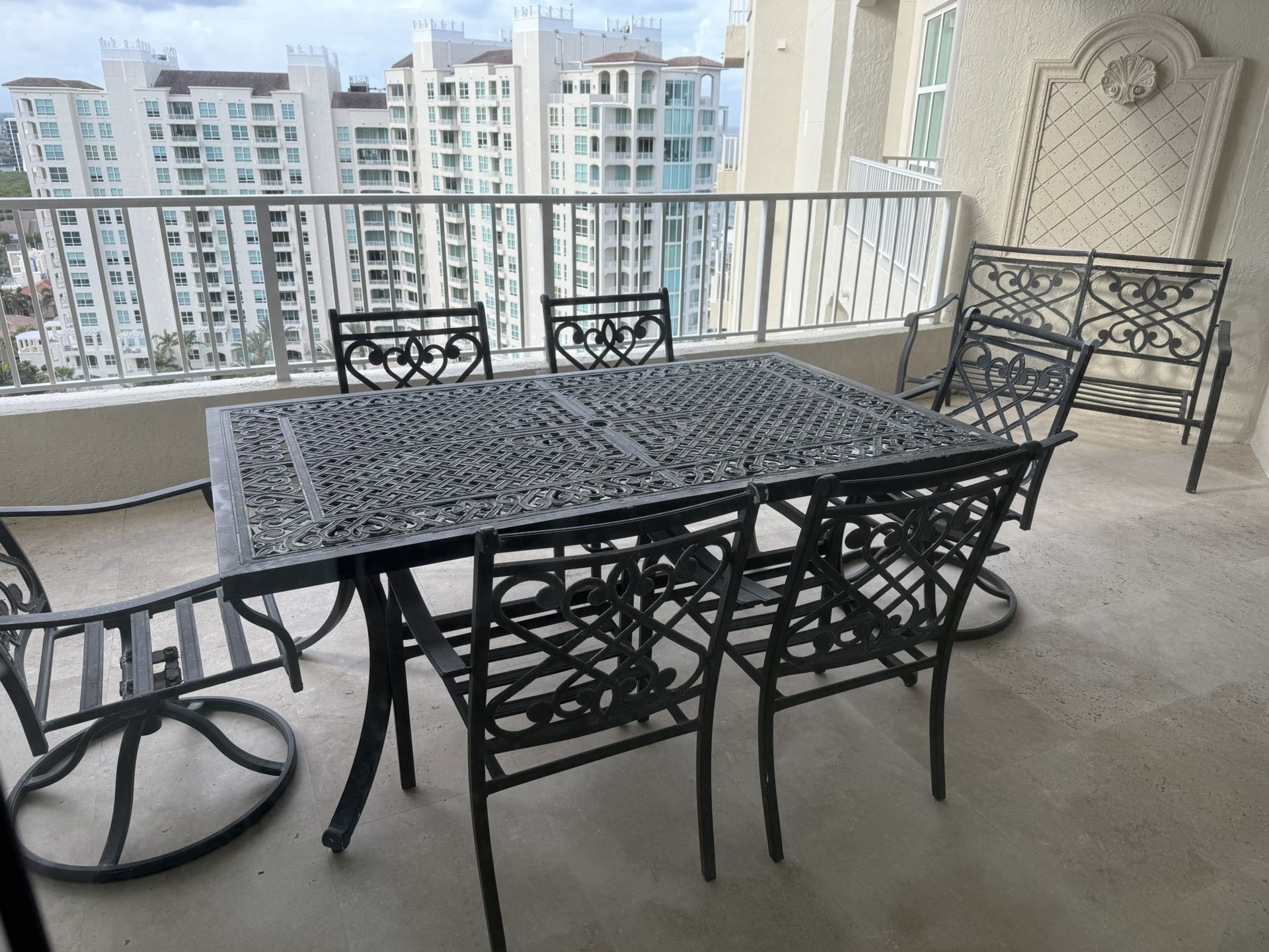 Patio furniture Set 11 Pieces w/Cushions