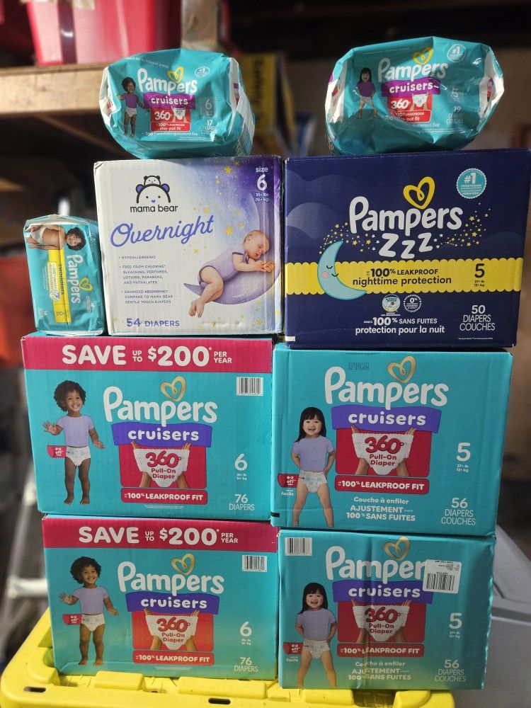 Diapers Size 5&6