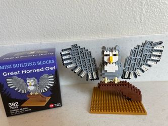 mini building blocks Owl