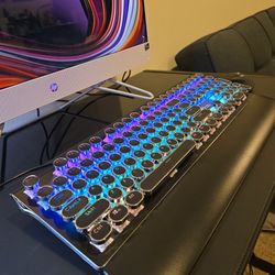 Typewriter Style Gaming Keyboard