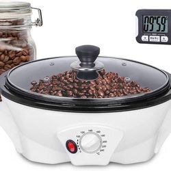 Household Coffee Roasters Machine Electric Coffee Beans Roaster for Cafe Shop Home Use 500g