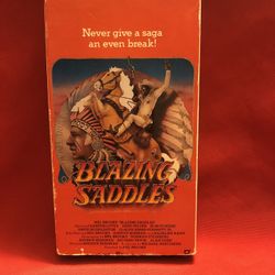 Blazing Saddles (VHS, 1991) Classic 70s Comedy VCR Video Tape TESTED & WORKS•VG‼