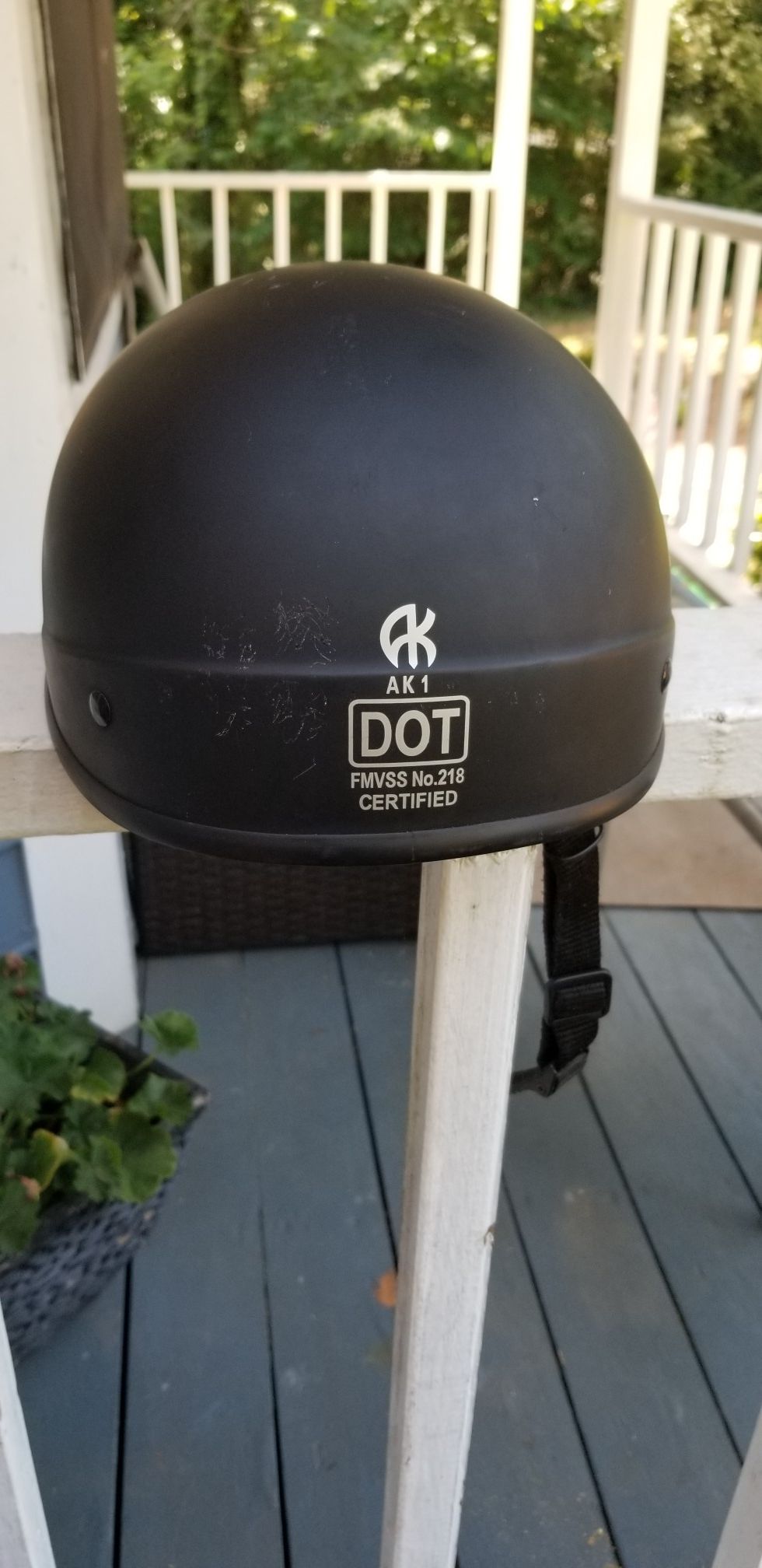 Half helmet. Akoury ak1