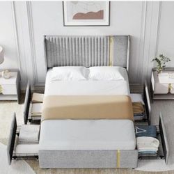 Full Size Bed With Storage