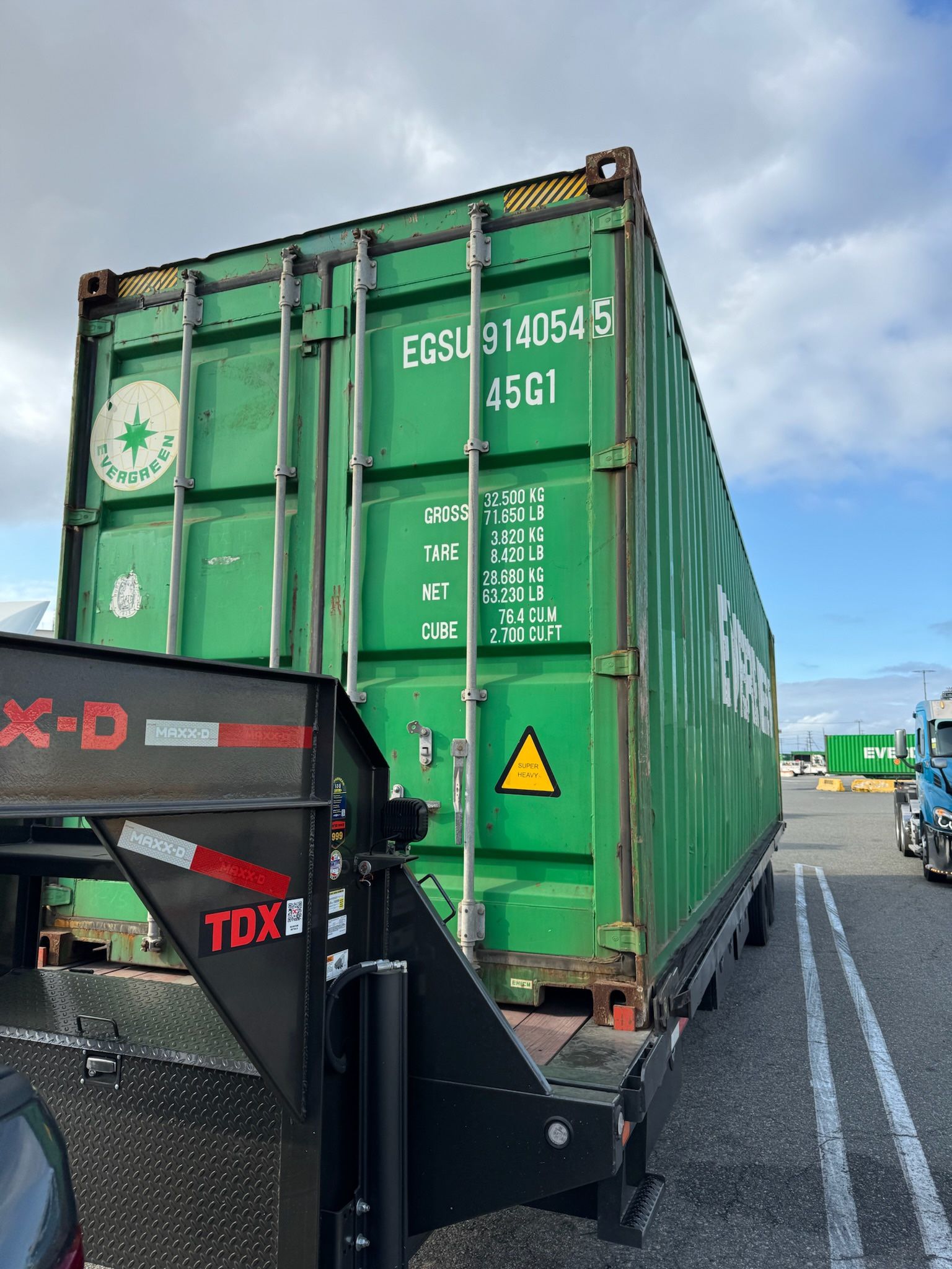 40 foot high cube shipping Containers