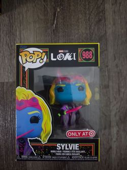Funko Pop Marvel Loki Sylvie Blacklight #988
